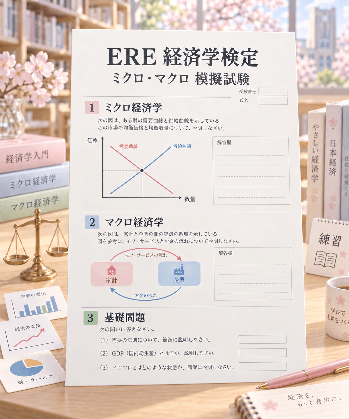 経済学検定試験 ERE(ミクロ・マクロ)